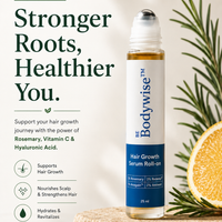 Be Bodywise 3% Rosemary Hair Growth Serum with Vitamin C & Hyaluronic Acid – 25ml