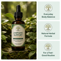 Lymphatic Support Liquid Drops | 21-in-1 Botanical Formula | 1 fl oz (30 mL)